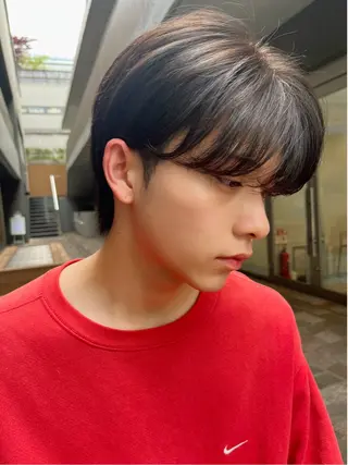 ショート メンズ メンズ🍃ナチュラル 韓国風ヘアRENのヘアスタイル