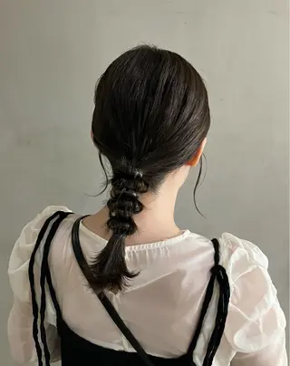 ミディアム ヘアアレンジ Legami 熊本（レガーミ）所属・清村 和音のヘアスタイル