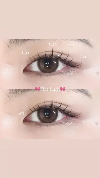 マツエク・マツパ 束感マツエク/まつパ /エクステ/cocoのマツエク・マツパデザイン