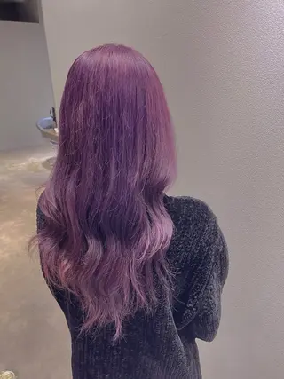 ロング カラー ✨感動の美髪矯正✨ 💜MOMOKA💜のヘアスタイル