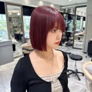 ショート 大人ボブ/透明感 カラー/松原和志のヘアスタイル