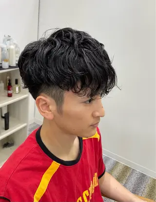 ショート パーマ メンズ 【メンズ特化】岩瀬 武【メンズパーマ】のヘアスタイル