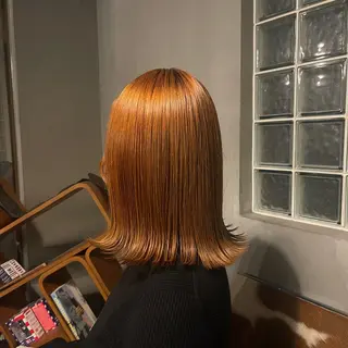 ミディアム カラー BLESS所属・sawahata mariaのヘアスタイル