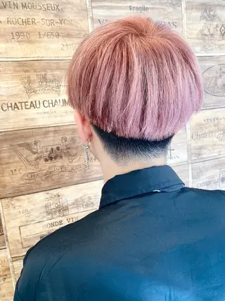 ショート メンズ Alamoa所属・な つのヘアスタイル