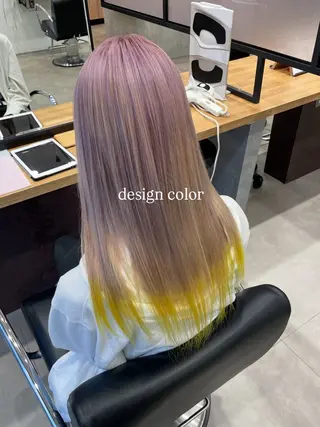 ロング カラー 佐藤 由依/透明感カラーのヘアスタイル