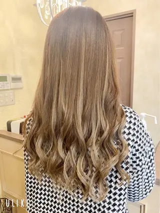 ロング ヘアアレンジ MagicMush ✴︎シールエクステのヘアスタイル