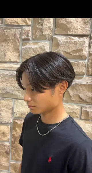 ショート パーマ 🫧ジュンエイ/メン ズカット/カラーのヘアスタイル