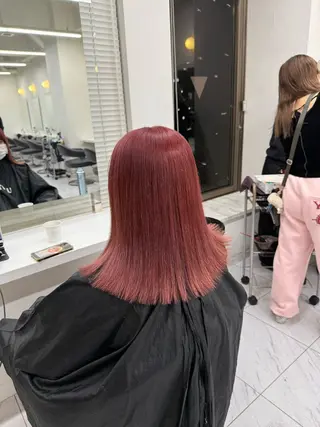 ミディアム カラー ヘアアレンジ 💗横浜美容室 💗HARUNAのヘアスタイル