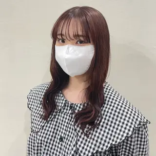 カラー 透明感カラー/ 縮毛矯正/ユイ☆彡のヘアスタイル