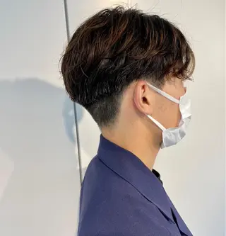 パーマ メンズ 🍮中山詩乃🍮顔 まわりデザイン◎のヘアスタイル