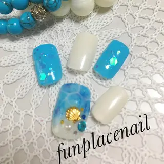 ショート ミディアム セミロング ロング カラー パーマ ヘアアレンジ メンズ キッズ ネイル まつエク nail salon&school felice所属・フェリーチェ瑞江店 新山のネイルデザイン