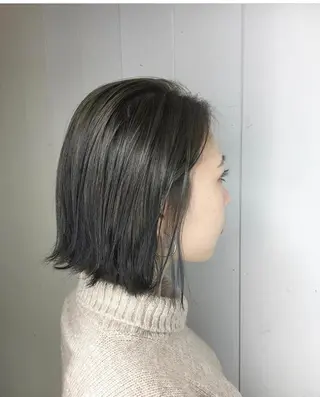 ミディアム ボブカット 佐々木 祐太のヘアスタイル