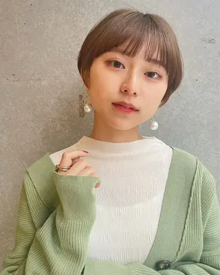 ショート カラー 💎ショート特化/ 透明感カラー💎萌のヘアスタイル