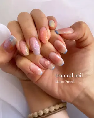 ロング ネイル nail salon neigeのネイルデザイン