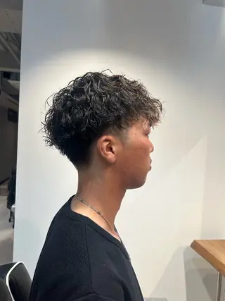 ショート パーマ メンズ SYUYA/パーマ/ マッシュスタイル特化のヘアスタイル