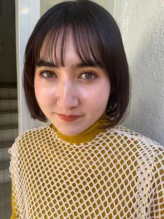 ミディアム カラー UNU【ユヌ】所属・*UNU* RICOのヘアスタイル