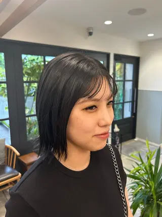 ミディアム カラー 西新  MAHIRO 🩵🫧艶髪🩵🫧のヘアスタイル