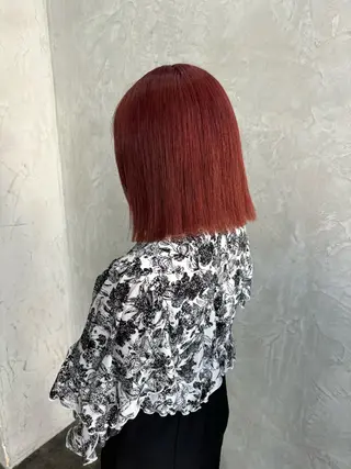 カラー fudge所属・MaisonHALU 松浦光咲のヘアスタイル