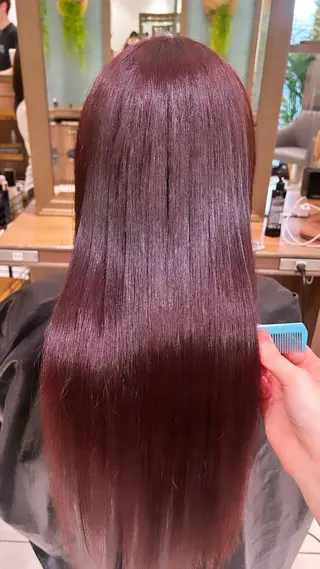 カラー リノ🇰🇷韓国ヘア /うる艶カラー🫧‪のヘアスタイル