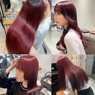 ロング カラー ヘアアレンジ 🎀ハイトーン・艶 カラー HANA🎀のヘアスタイル