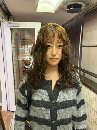 ロング パーマ kaito パーマ募集！🔵のヘアスタイル