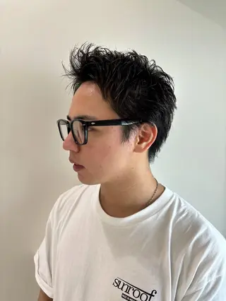 ショート メンズ [渋谷ブリーチ] 玲弥のヘアスタイル