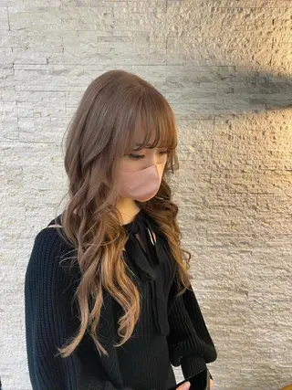 ロング カラー Agu hair TENOE大宮氷川参道店所属・☀️透明感艶感カラー 増田魁土☀️のヘアスタイル