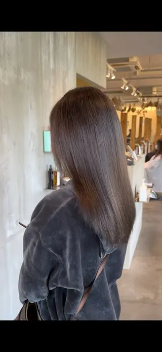 ミディアム カラー 各務原/カラー/ブリ ーチお任せください!のヘアスタイル