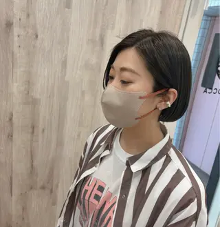 ショート 竹村 恵功代のヘアスタイル