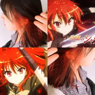 ミディアム カラー ヘアアレンジ 年間1500人担当 代表 南一路のヘアスタイル