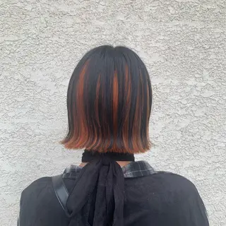 ショート カラー ヘアアレンジ 韓国×巻ける髪質改善 💍maki💍のヘアスタイル