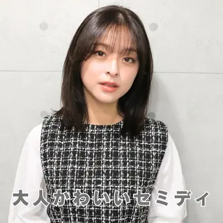 カラー Endearing 銀座/レイヤーカットのヘアスタイル