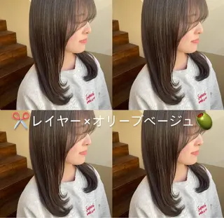 ロング カラー RuedeNoel/ 西川 絢音のヘアスタイル