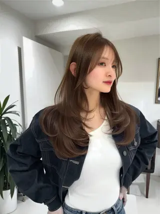 セミロング 三浦 若奈のヘアスタイル