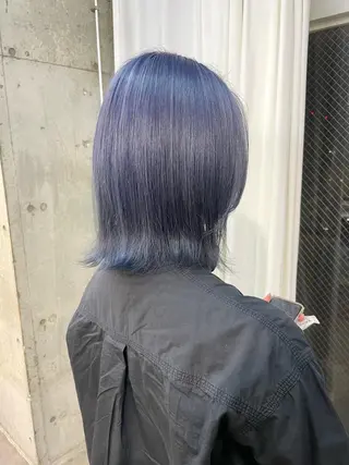 ミディアム カラー lani hair salon所属・SHOTO ハイトー ン/デザインカラーのヘアスタイル