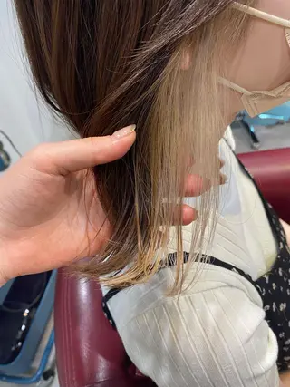 ミディアム GO TODAY SHAiRE SALON 原宿Stella店所属・𓍯柔らかhair 𓍯 yukinoのヘアスタイル