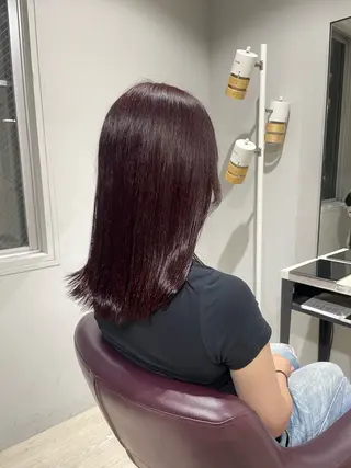 セミロング 光岡 玲遠のヘアスタイル