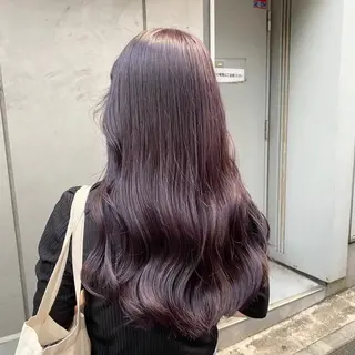 ロング 亀山雄貴/艶カラー/ 酸性縮毛矯正のヘアスタイル