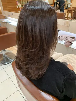 ミディアム 川崎レイヤーカット /江口真正のヘアスタイル