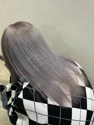 セミロング カラー 中嶋心渚⌇透明感 カラー️🩵🎀‪のヘアスタイル