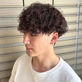 パーマ メンズ CYAN by acoron .池袋所属・メンズパーマ職人 ユキハシのヘアスタイル