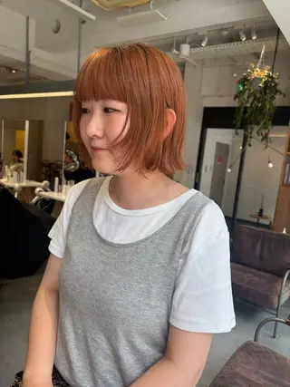 ショート カラー mio／ 大阪美容室のヘアスタイル