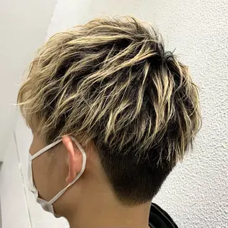 カラー メンズ メンズカット パーマ🦋🌧希咲のヘアスタイル