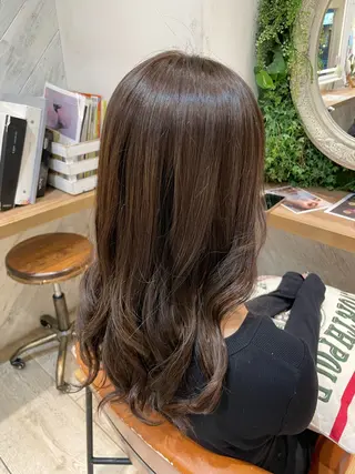 セミロング カラー ブリーチ超特化美容師 ☯️ルカ✡️💫のヘアスタイル