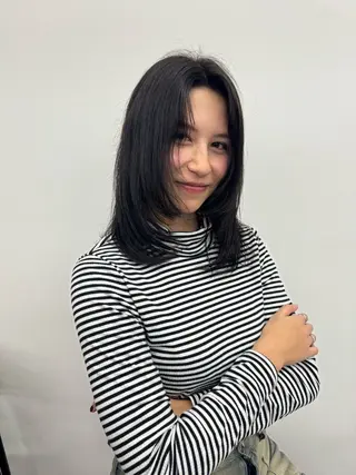 セミロング Lond partir 【ロンド パルティール】所属・🫧ショート/ボブ/ パーマ/ゆーな🫧‪のヘアスタイル