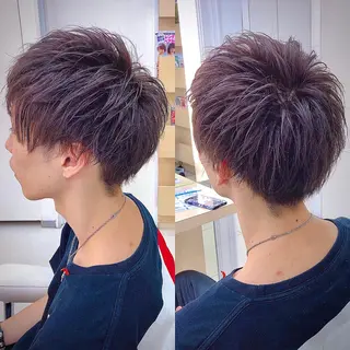 カラー メンズ ✨️ツヤ髪✨️ 💫髪質改善💫間宮のヘアスタイル