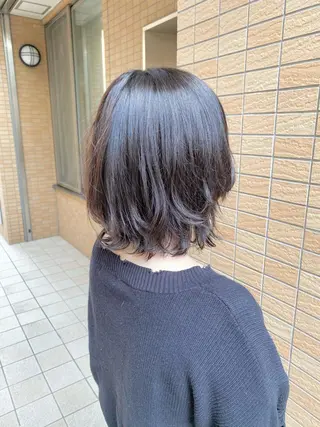 ミディアム カラー 髪質改善 ヒデのヘアスタイル