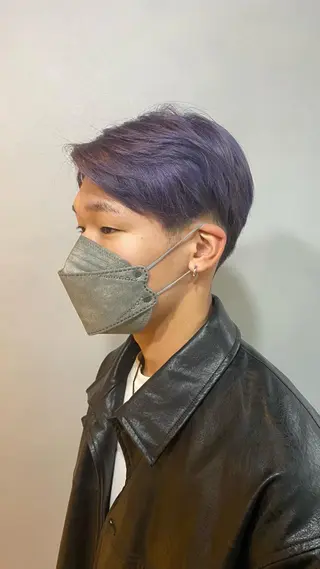 ショート カラー メンズ 🪐SOURCE 塚口　シマブクロ🪐のヘアスタイル