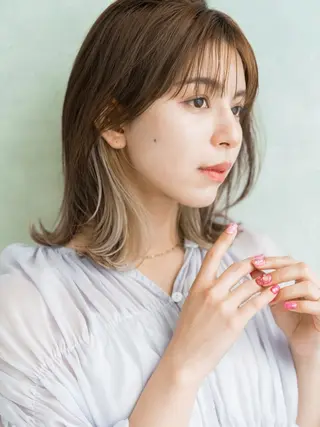 ミディアム 山田 一貴のヘアスタイル