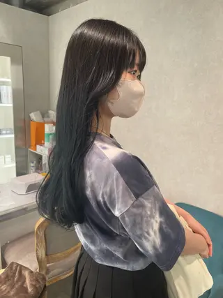 ロング カラー ナチュラル透明感🌱 小山美樹子のヘアスタイル